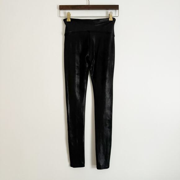 SPANX Faux Leather High Waist Leggings Black XL - Picture 6 of 7